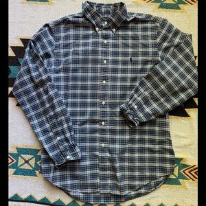 Polo Ralph Lauren Plaid Button Down Shirt Size L